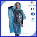 Fantastic Choice for Retail Environment Easy Wear Blue PE Poncho